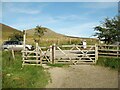 NY2825 : Bridleway Gate, Latrigg Car Park by Adrian Taylor