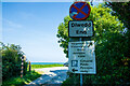 SH6172 : Parking signs at Aber-Ogwen by Oliver Mills