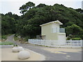 SZ0588 : Beach hut at Flag Head Chine, near Poole by Malc McDonald