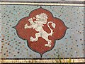 SP3379 : White Lion mosaic, Upper Precinct, Coventry by A J Paxton