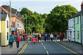 SH5572 : The scene of a Marathon, Menai Bridge by Oliver Mills