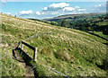 SE0312 : Footpath along Great Edge, Marsden by Humphrey Bolton