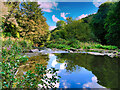 SD7912 : River Irwell at Burrs Country Park by David Dixon