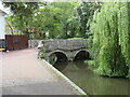 SZ1692 : Bridge over a mill stream, Christchurch by Malc McDonald