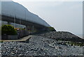 SH7176 : Bridge along the shoreline at Penmaenmawr by Mat Fascione