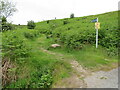 SE1046 : Public footpath on Ilkley Moor by Malc McDonald