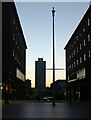 SP3379 : Broadgate Standard at sunset by Alan Murray-Rust