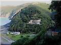 SS7249 : Tors Hotel being rebuilt, Lynmouth by Martin Tester