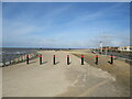 SD3142 : Seafront promenade near Cleveleys by Malc McDonald