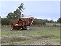  : Farm machinery in field by John H Darch