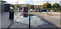 TQ2995 : Puddle near Oakwood Station, London N14 by Christine Matthews