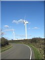 SS8480 : Wind turbines at Parc Stormy, Stormy Down by eswales