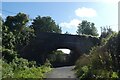 ST4553 : Bridge for Lower New Road, Cheddar over Strawberry Line by David Smith