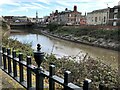 TF4509 : The River Nene outside Peckover House in Wisbech by Richard Humphrey