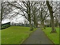 SE1435 : Path towards the tennis courts in Lister Park by Stephen Craven