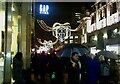 TQ2981 : Oxford Street Christmas lights by Lauren