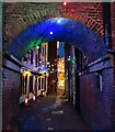 SO5174 : Christmas lights on Harp Lane in Ludlow by Mat Fascione