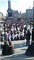 TQ3080 : Trafalgar Square on World Pillow Fight Day by Lauren