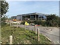 SP2963 : Car showroom under construction, Gallows Hill, Warwick by Robin Stott