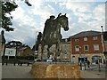 SP4540 : White Horse statue, Banbury (2) by Stephen Craven