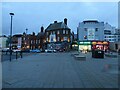 TR3864 : Dusk, Harbour Parade, Ramsgate by Christine Johnstone