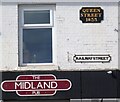 SJ8990 :  Signage at The Midland Pub by Gerald England