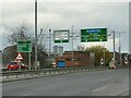 SE3031 : Signage on the A61 in Hunslet by Stephen Craven