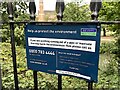 SP3165 : Severn Trent sign, York Promenade, Royal Leamington Spa by Robin Stott