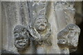 SK9857 : Sedilia carving, St Peter's church, Navenby by Julian P Guffogg