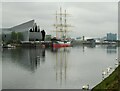 NS5565 : Riverside Museum and the Tall Ship by Richard Sutcliffe