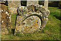 ST6601 : Headstone, Cerne Abbas by Derek Harper