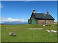 NG3503 : Small lodge at Kilmory, Rum by M J Richardson