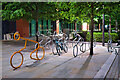 SJ8397 : Cycle Stands on First Street by David Dixon