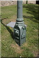 SK9771 : Lamppost base by Bob Harvey