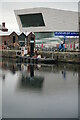 SJ3389 : Steam tug Kerne and the Museum of Liverpool by Chris Allen