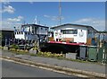 SZ6388 : Houseboats at Bembridge Harbour by Roger Cornfoot