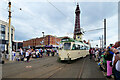 SD3036 : Blackpool Railcoach near the Tower by David Dixon