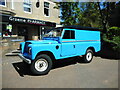 NS5574 : Bright blue Land Rover by Richard Sutcliffe