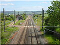 NT8762 : Reston 1st railway station (site), Scottish Borders by Nigel Thompson