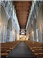 TL1407 : The nave of St Albans Cathedral by Marathon