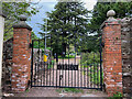 SX9473 : Gates to the grounds of Cliffden, Eastcliff by Robin Stott