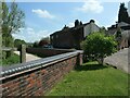 SP2097 : Flood defence wall at Curdworth Bottom Lock [no 11] by Christine Johnstone