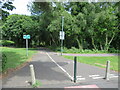 SZ1193 : Footpath and cycle route, Littledown, Bournemouth by Malc McDonald