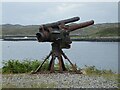 NM2256 : Coll - Arinagour - 90mm gun by Rob Farrow