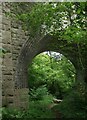 SS8282 : Railway arch at the western edge of Pyle by eswales