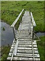 NM2763 : Coll - Sorisdale - Footbridge over stream by Rob Farrow