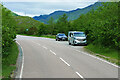 NG9614 : Layby on the A87 in Glen Shiel by David Dixon