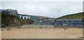 SW8464 : Watergate Bay - Hotel and seaside buildings by Rob Farrow