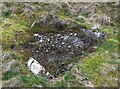 ND3493 : Barrage balloon mooring block and ring, Wharth, Flotta, Orkney by Claire Pegrum