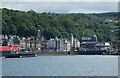 NM8530 : Oban - Hotels and shops on the seafront by Rob Farrow